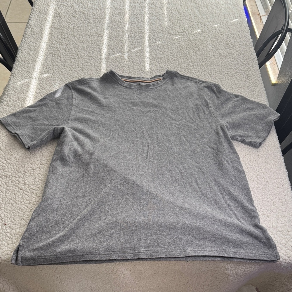 Berkley Jensen Men's Heather Gray Short Sleeve Tee